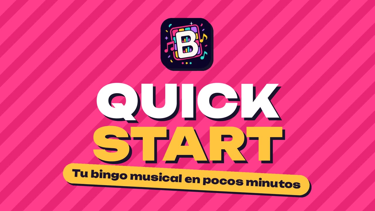 Bingo Banger Quick Start: tu bingo musical en pocos minutos
