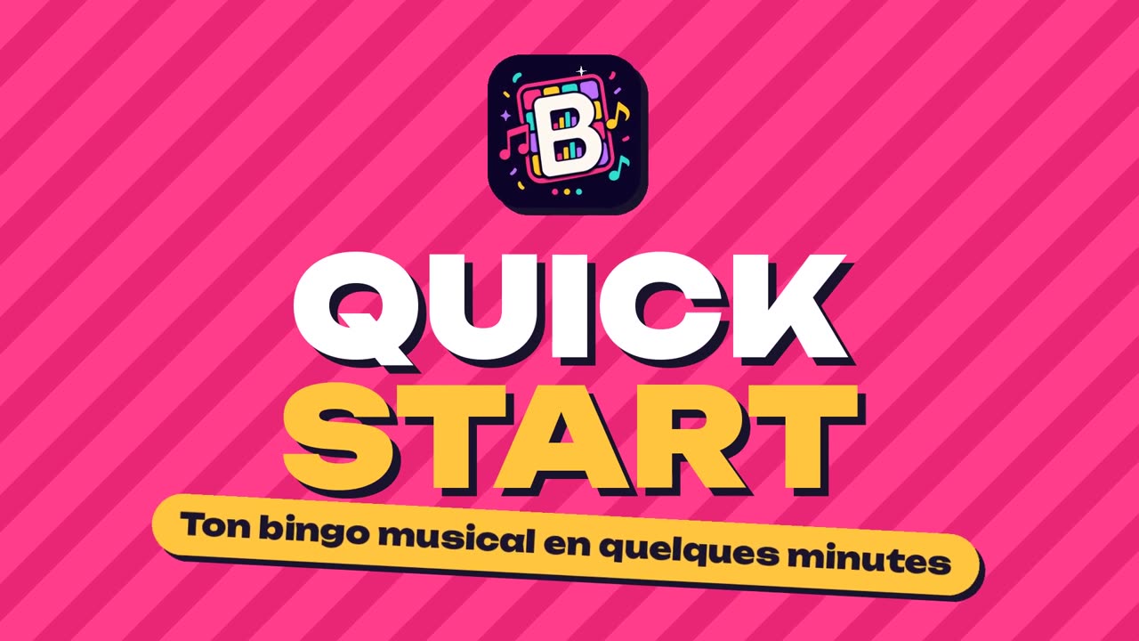 Bingo Banger Quick Start : ton bingo musical en quelques minutes
