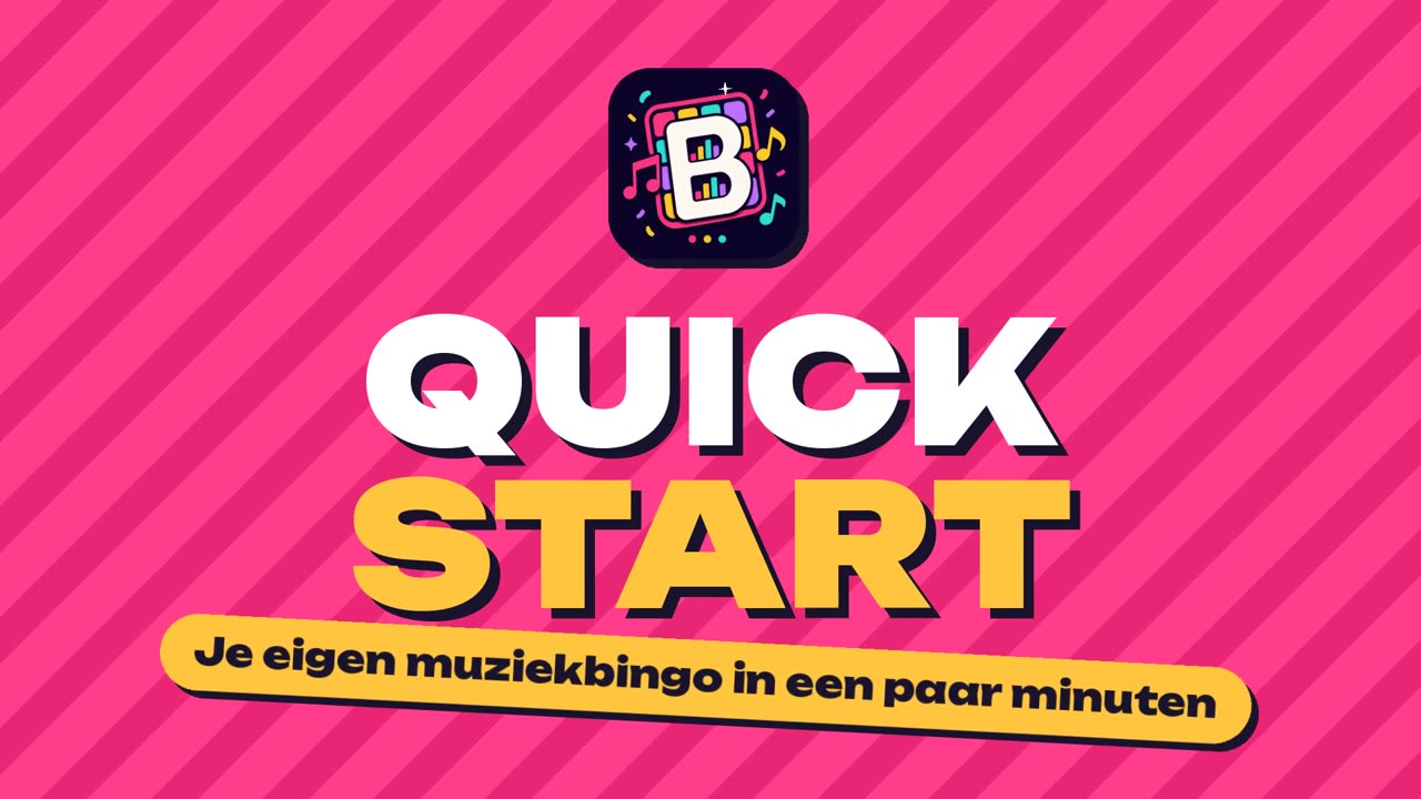 Bingo Banger Quick Start: je eigen muziekbingo in een paar minuten